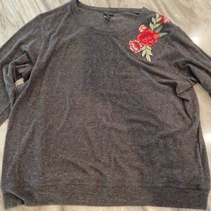 Torrid gray pullover shirt